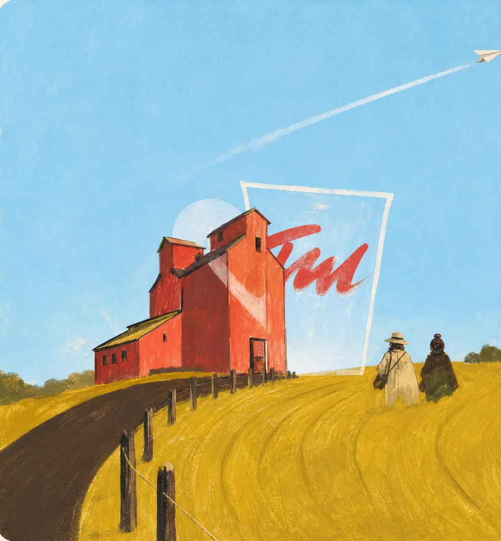 Hand-painted field campaign scene for Loom